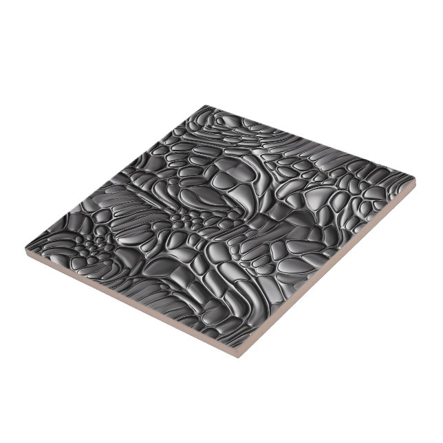3 D Metal Ceramic Tile (Side)