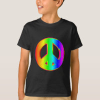 3-D Rainbow Peace Sign #1