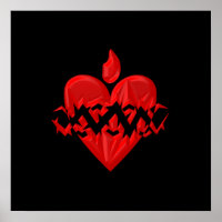 "3-D" Sacred Heart of Jesus