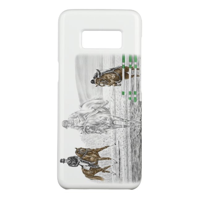 3-Day Eventing Horses Combined Training Case-Mate Samsung Galaxy Case (Back)