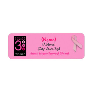 3-Day Walker Return Address Label