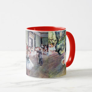 3 Different Ballerinas by Edgar Degas Mug