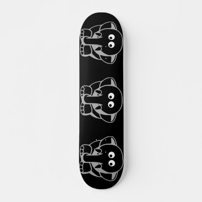 3 Elephants Deck Skateboard (Front)