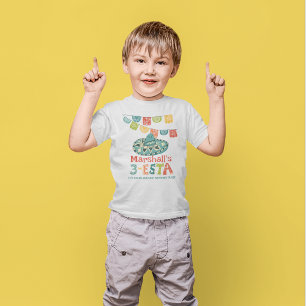 3-Esta Third Birthday Party Personalised Graphic Tri-Blend Shirt