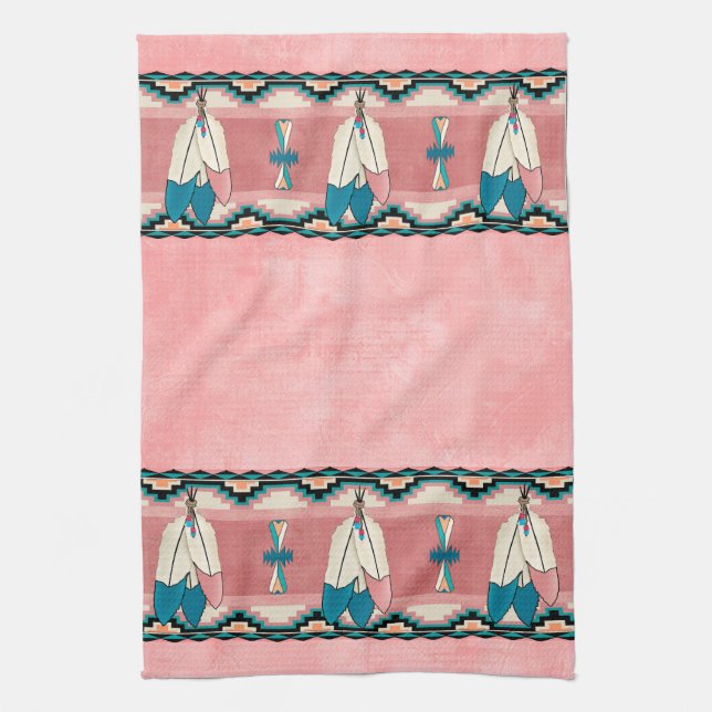 3 Feathers Tea Towel (Vertical)