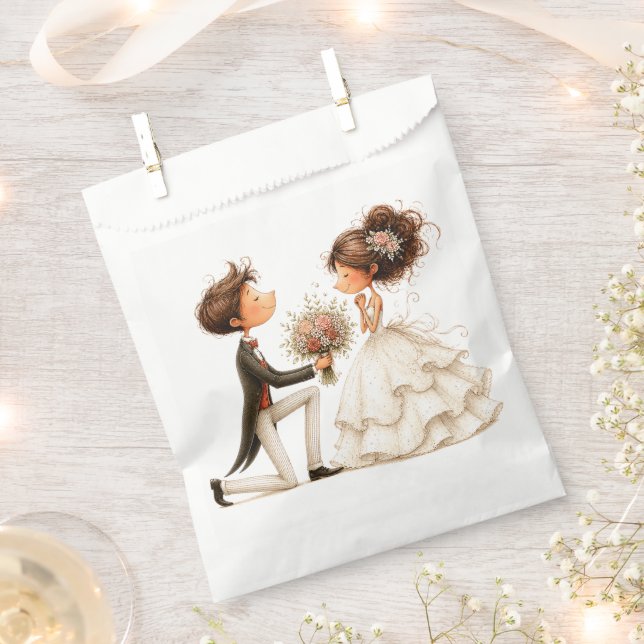 #3  Forever Love  Favour Bags (Clipped)
