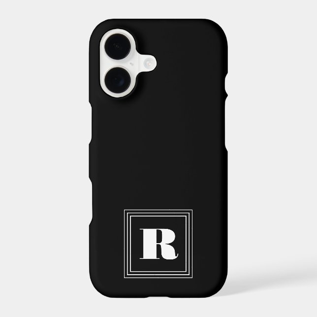 3 Frame Monogram | Black & White (Back)