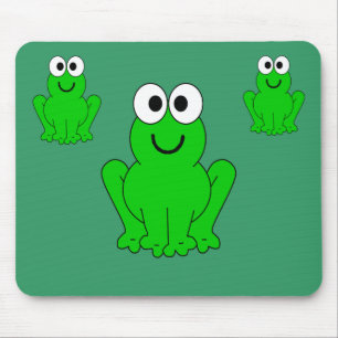 3-frogs mouse pad