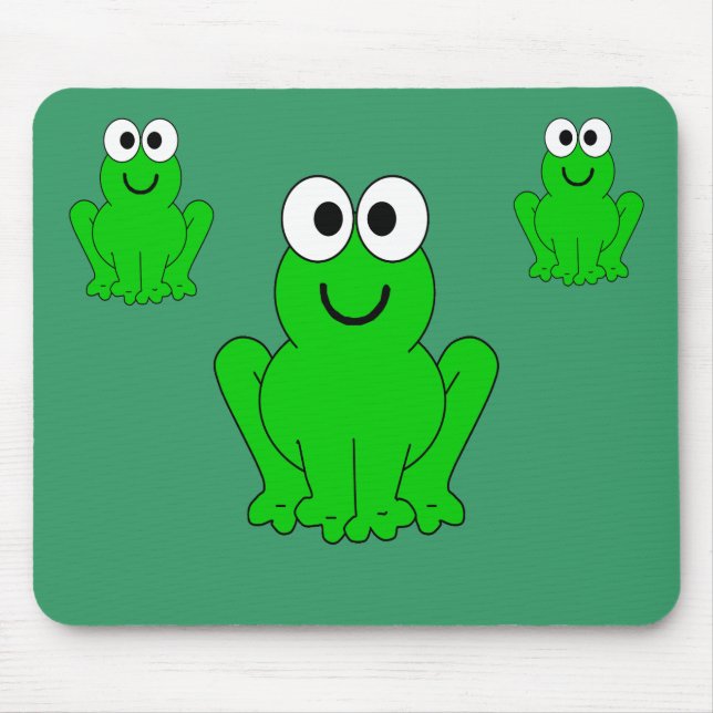 3-frogs mouse pad (Front)