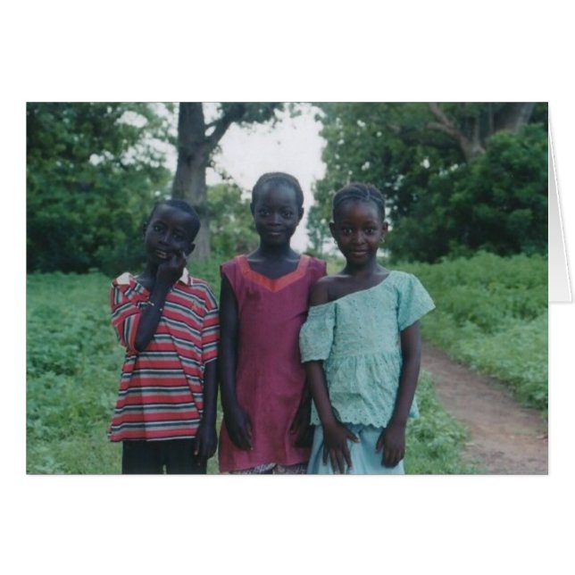 3 gambia village children (Front Horizontal)