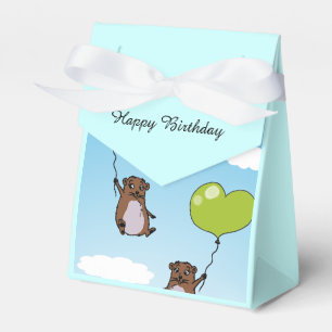 3 hamsters & 3 balloons - Happy Birthday Favour Box