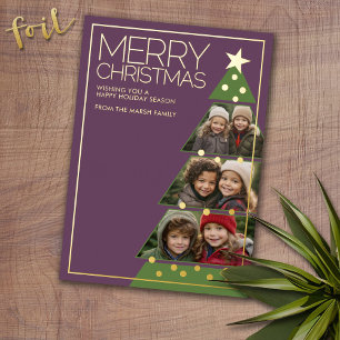 3 Horizontal Photo Christmas Tree Collage
