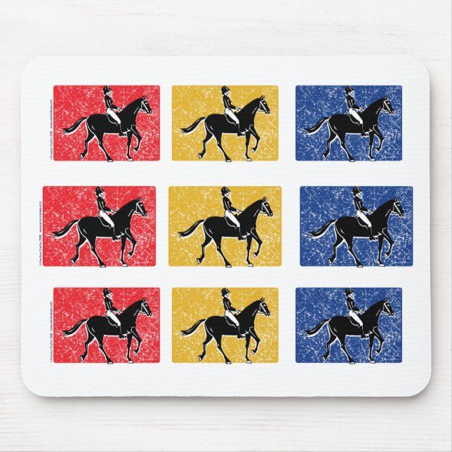3-Horse-Riders Mouse Pad (Front)