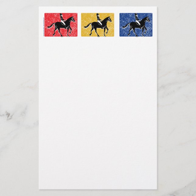 3-Horse-Riders Stationery (Front)