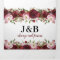 3 in 1 Blush Burgundy Floral Wedding
