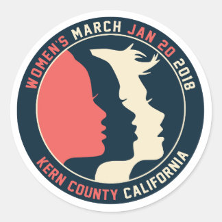 3 in Sticker- Sheet of 6 Classic Round Sticker