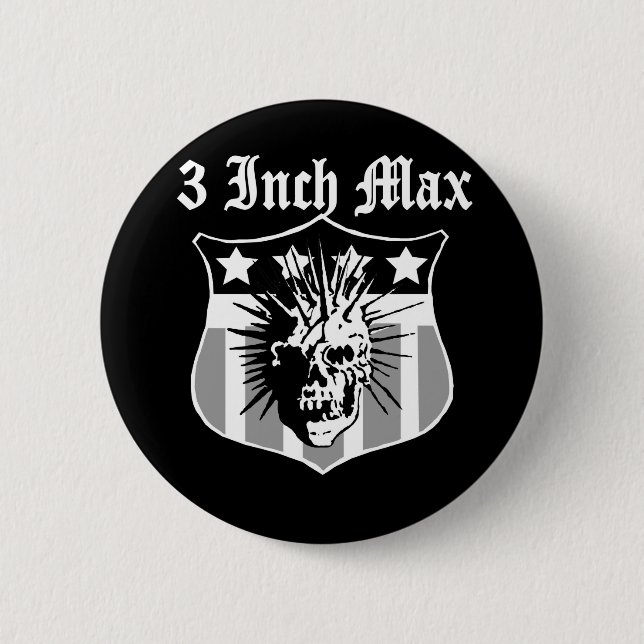3 Inch Max Button (Front)