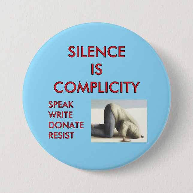 3 inch round Button (Front)