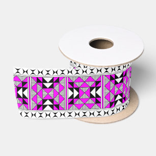 3 Inch Sacred Mountains in Pink Satin Ribbon