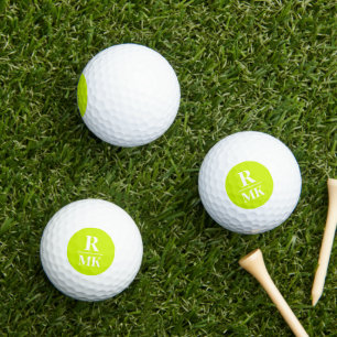 3 initial letters Acid Yellow almost-green Golf Balls