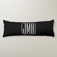 3 Initials Monogram | Black & White (or diy colour