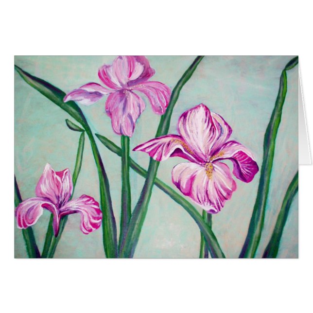 3 Irises- card (Front Horizontal)