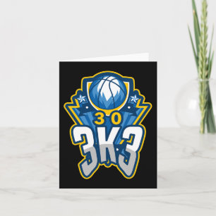 3 K 3 Point Basketball Record 3000 Three Pointers  Card