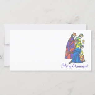 3 kings, Merry Christmas! Holiday Card