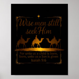 3 Kings Religious Christmas Wise Men Still Seek Hi Poster