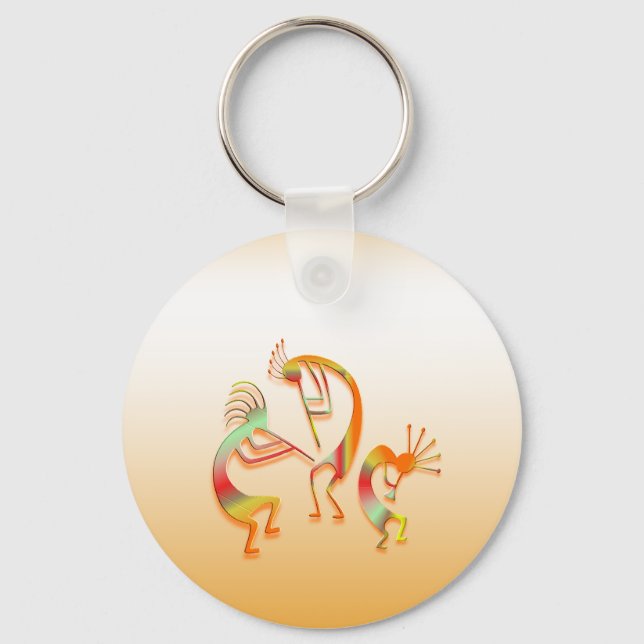 3 Kokopelli_#51 Key Ring (Front)