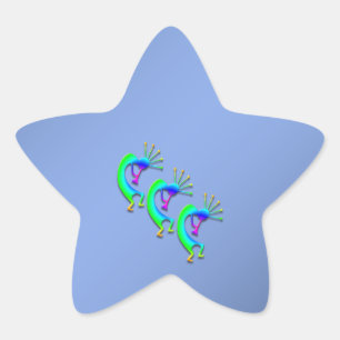 3 Kokopelli #86 Star Sticker