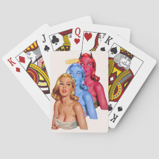 3 Lady Playing Cards. Cards