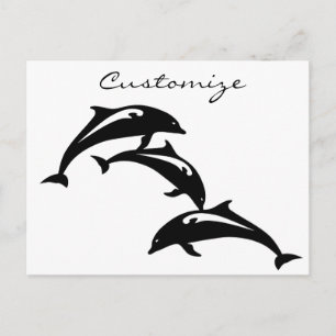 3 Leaping Porpoises Thunder_Cove Postcard