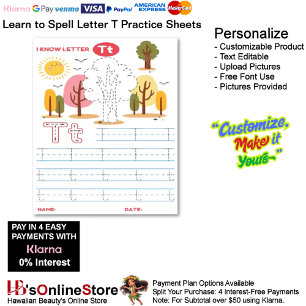 3 Learn To Spell Letter T Teacher Home Schooling