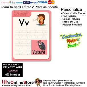 3 Learn To Spell Letter V Teacher Home Schooling