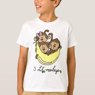 3 Li'l Monkeys Tshirts and Gifts