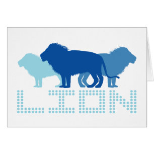 3 Lions (Blue)