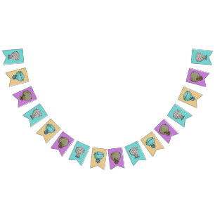 3 Little Monsters Bunting