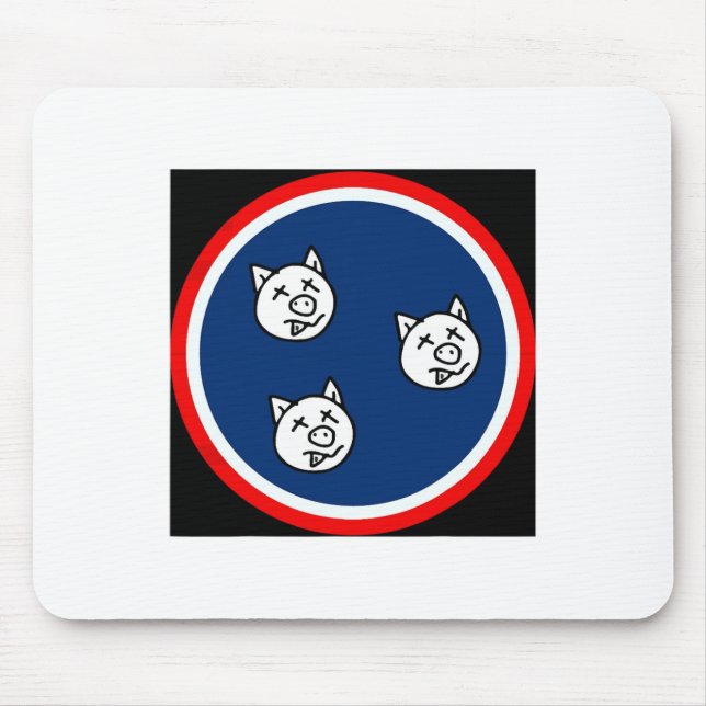 3 Little Tn Pigs Funny Bbq  Mouse Pad (Front)