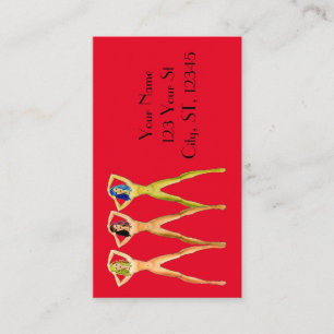 3 long-legged Ladies Standing Thunder_Cove    Business Card