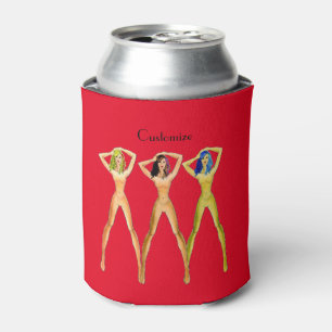 3 long-legged Ladies Standing Thunder_Cove Can Cooler