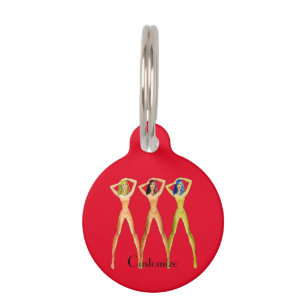 3 long-legged Ladies Standing Thunder_Cove Pet Tag