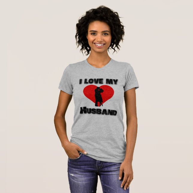 3.love t shirt,couple shirts, I love my husband  T-Shirt (Front Full)