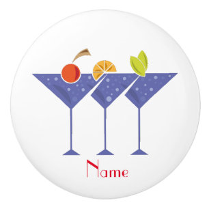 3 Martini Cocktails Thunder_Cove Ceramic Knob