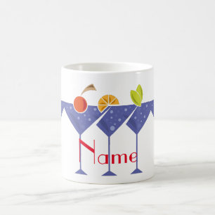 3 Martini Cocktails Thunder_Cove Coffee Mug