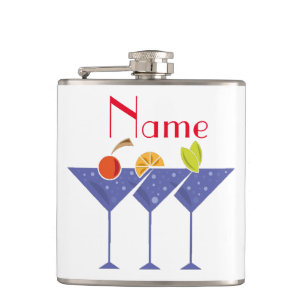 3 Martini Cocktails Thunder_Cove Hip Flask