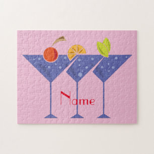 3 Martini Cocktails Thunder_Cove Jigsaw Puzzle