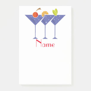 3 Martini Cocktails Thunder_Cove  Post-it Notes