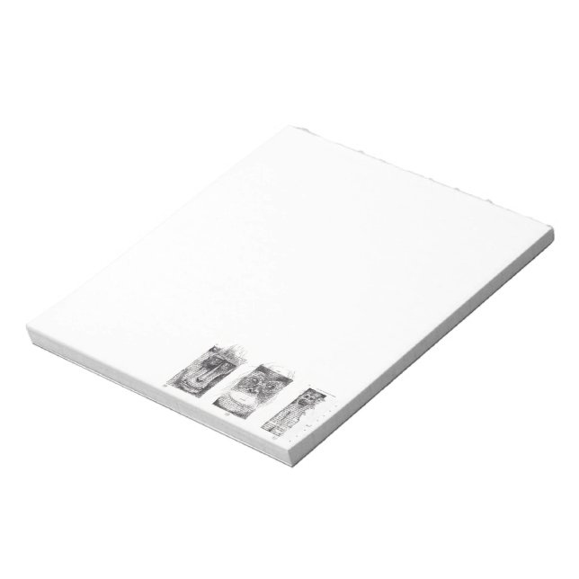 3 Monkeys Chinese New Year Zodiac notepad (Rotated)