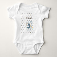 3 month milestone with a cute Dino print